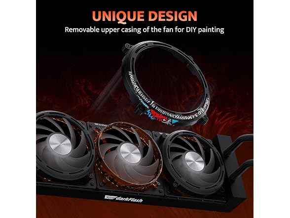 darkFlash DE360 AIO Liquid CPU Cooler