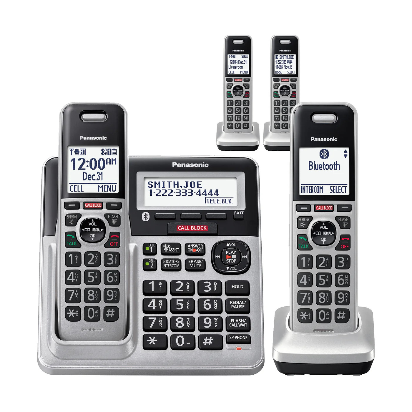 Panasonic KX-TG994SK Panasonic Bluetooth 4-Handset - Gallery 2
