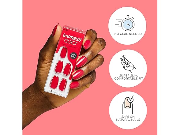 KISS imPRESS No Glue Mani Press On Nails