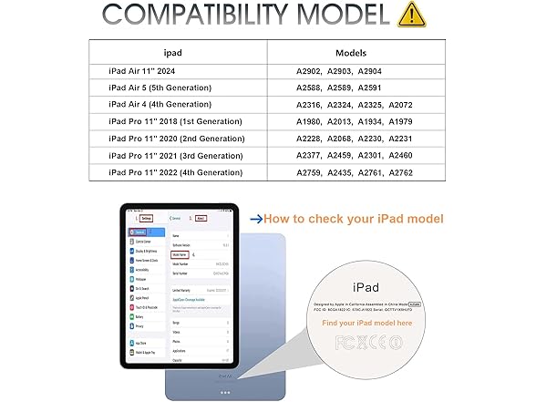 Nanhent Backlit Keyboard Case for iPad