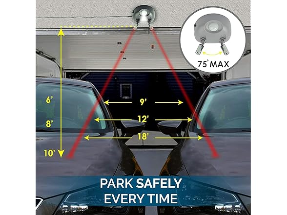 Zone Tech EL0025 Garage Parking Assist Guide