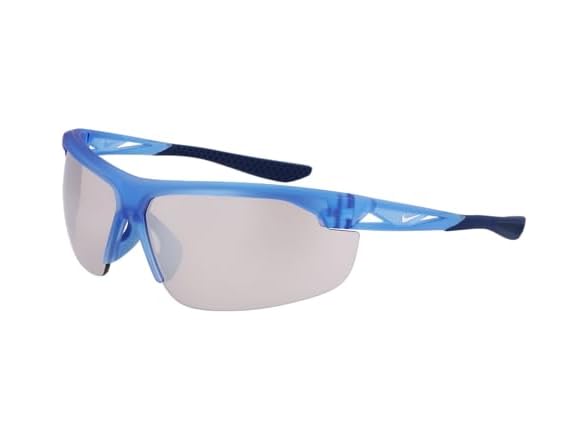 Nike Unisex Matte Polar Sunglasses Blue Blue