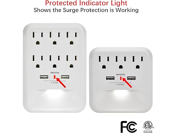 Clear Power Combo: 2-Outlet Travel Tap