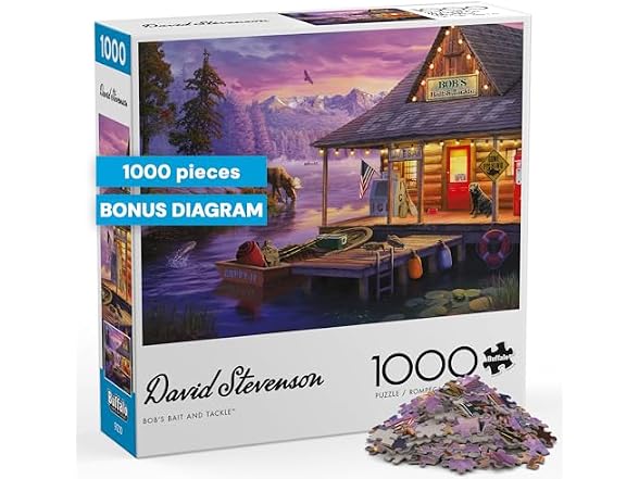Bob's Bait & Tackle,1000 Piece Cabin Puzzle