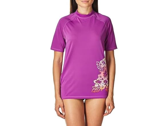 Kanu Marina Ocean Purple Sport Top (S)