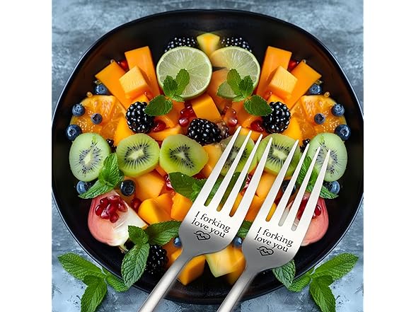 KOOLYI I Love Forking You Dinner Forks