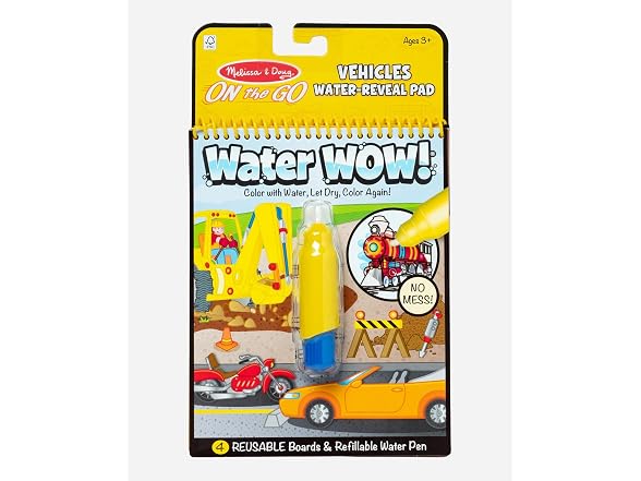 Melissa & Doug, Pen Water Wow Vehicles