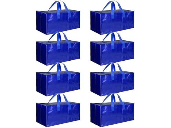 HealSmart 8 Pack Extra Large Moving Bags