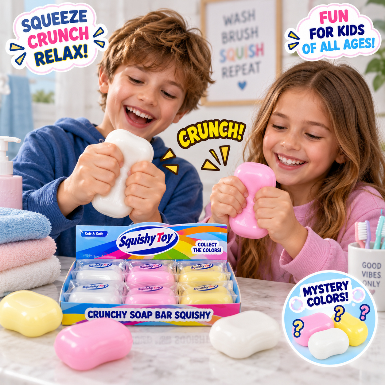 Soap Bar Crunch Squishy 2-Pk - Gallery 6