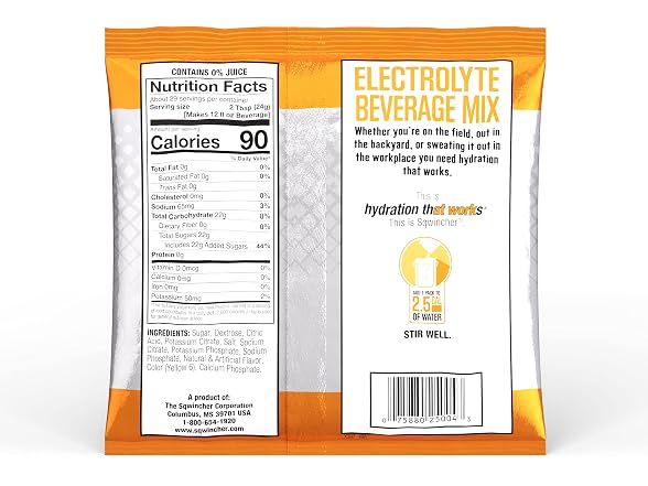 Sqwincher Electrolyte Powder, Assorted