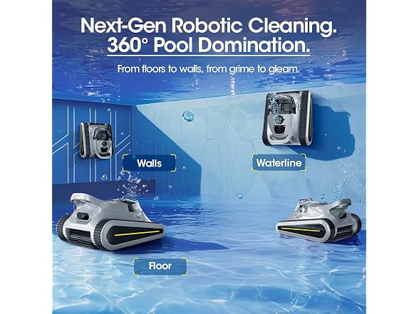 Nepturox Cordless Robotic Pool Cleaner