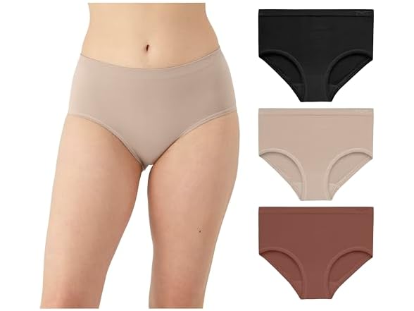 Maidenform Women (S) Seamless Bikini Black