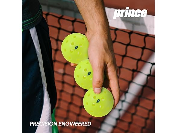 Prince - Pickleballs, 40-Hole Balls 3PK