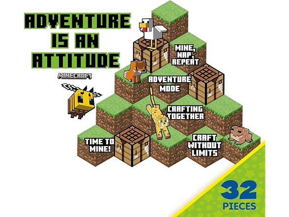 Eureka Minecraft Adventure is an Attitude Bulletin Board Set
