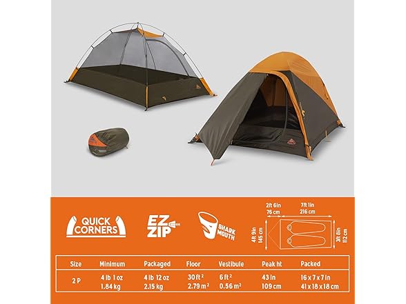 Kelty Grand Mesa 2P Backpacking Tent