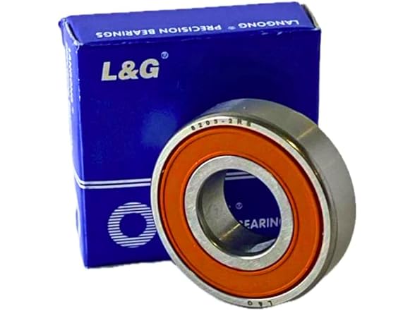 2 Pcs 6203-2RS Double Rubber Seal