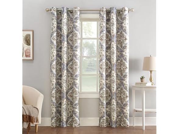 Sun Zero Regina Floral Curtain Panel