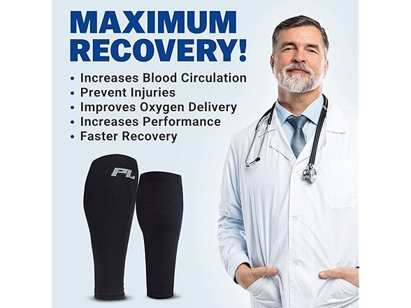 POWERLIX Calf & Shin Sleeves 2-Pack