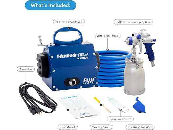 Fuji Spray 2904-T70 Mini-Mite 4 T70 HVLP Spray System