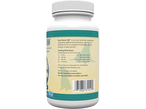 PetAg Sure Grow 100 - Promotes Optimal Bone Growth