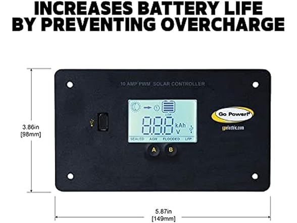 Go Power 80503 Gp-pwm-10-fm: 10 Amp 