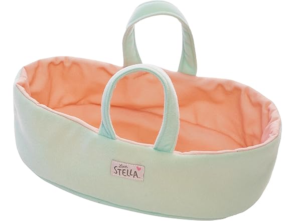 Love, Stella My First Doll Peach with Bassinet