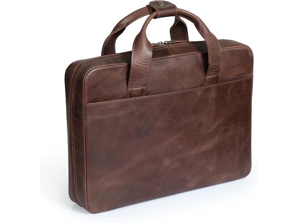 Londo Genuine Leather Organizer Satchel