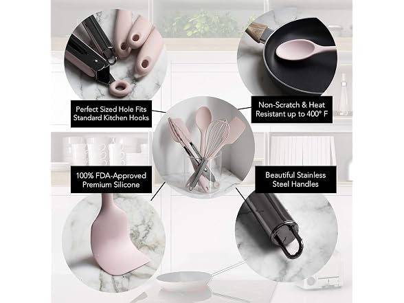 Mini Silicone Cooking Utensils