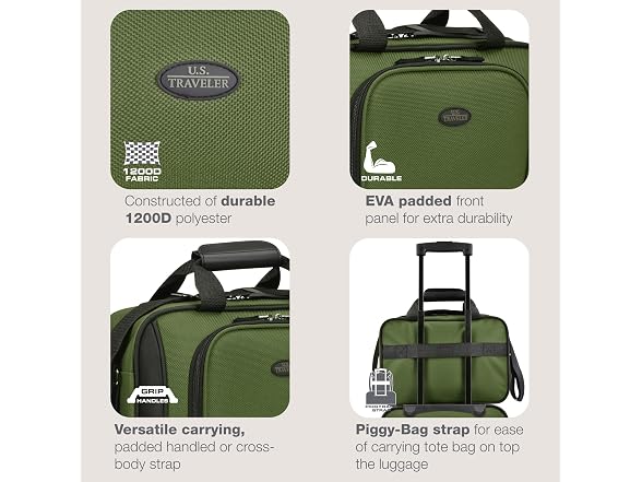 U.S. Traveler Rio 14" Travel Tote Bag