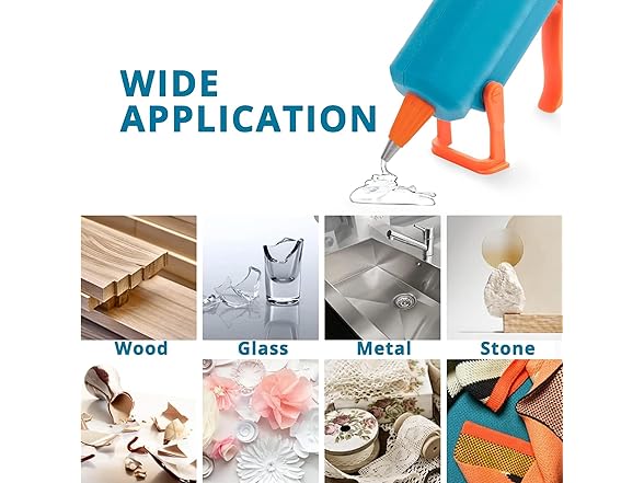 TILSWALL W101 50W Hot Glue Gun Blue