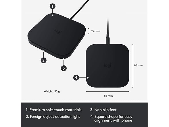 Logitech Powered 10W Wireless Charging Pad