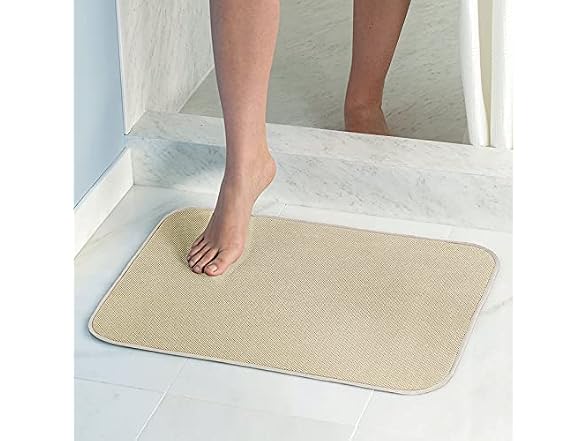 InterDesign iDry Microfiber Shower and Bath Mat