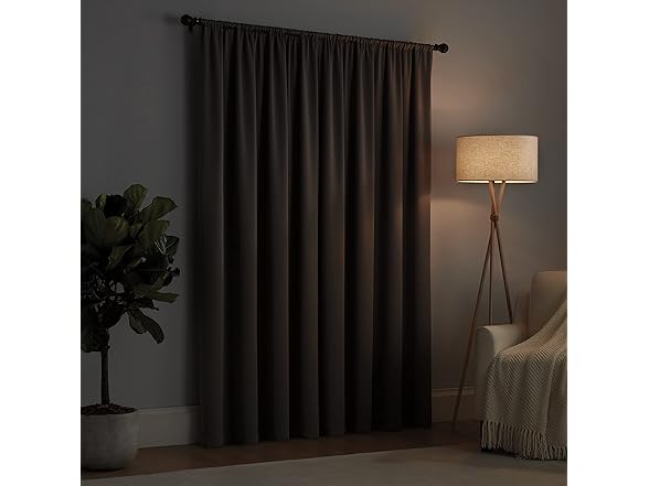 ECLIPSE Curtain, 1 Panel, 54"x84", Stone