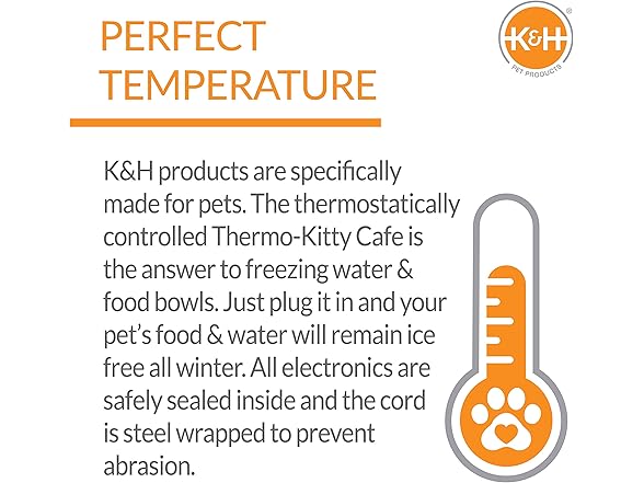 K&H Pet Products Outdoor Heated Bowls