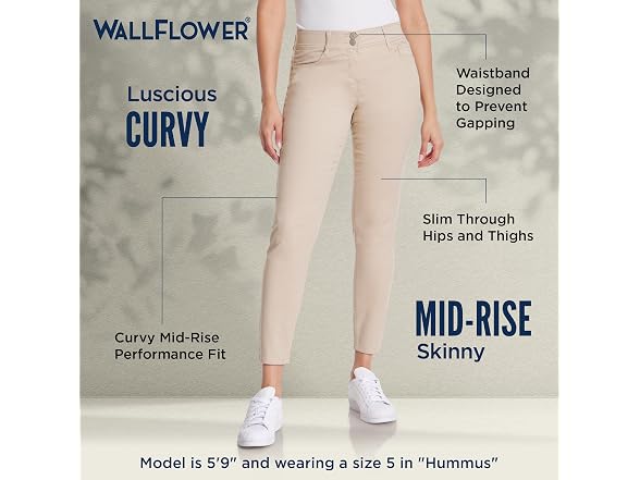 WallFlower Women (14 Plus) Luscious Uniform Pants