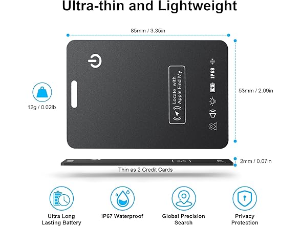 BowenBo Wallet Air Tracker Tag