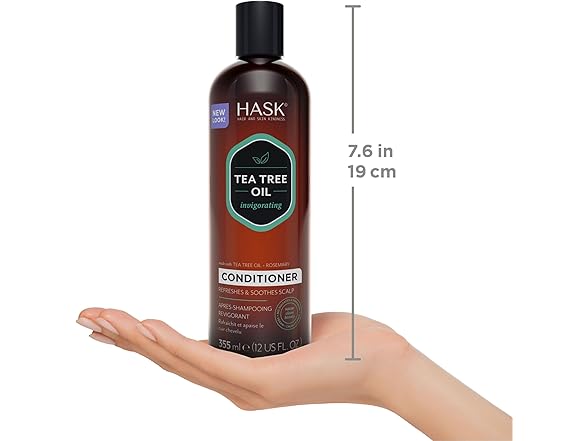 HASK Tea Tree & Rosemary Oil Scalp Conditioner