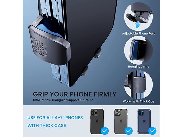 TICILFO Phone Mount for Car Phone