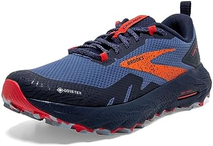 Brooks Cascadia 17 GTX Women's Shoes Navy/Bittersweet/Peacoat Size 9.5
