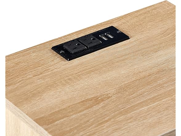 LKJYBG 15.75" Rattan Night Stand