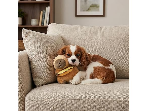SPOT Capybara with Taco Plush Dog Toy