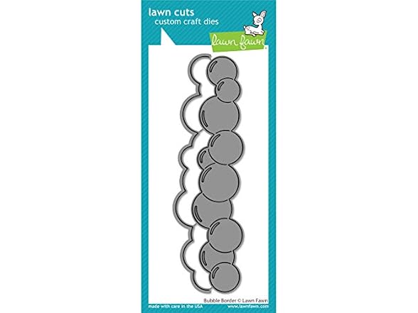 Lawn Cuts Custom Craft Die -Bubble Border -LF2527