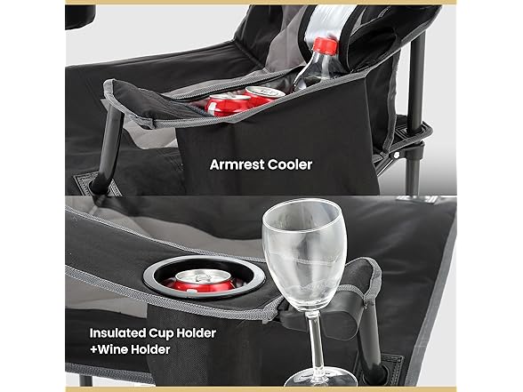 ARROWHEAD OUTDOOR 2-Pack Camping Quad Chair