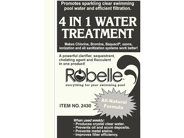 Robelle 1-Quart 4-Pack Concentrated 4-In-1 Water Treatment - Gallery 4