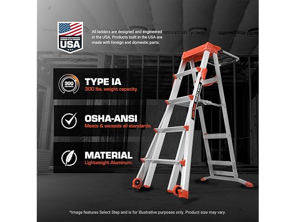 Little Giant Ladder 15109-001 6'-10' SELECT STEP