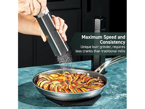 Hexclad HexMill Salt & Pepper Grinder
