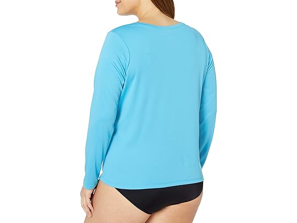 Kanu Surf Women's LS Aqua Rashguard (1X)