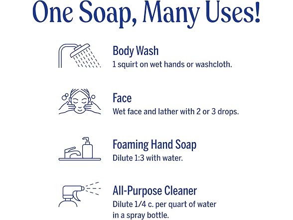 Dr Bronners Almond Pure Castile Soap 1 Gallon