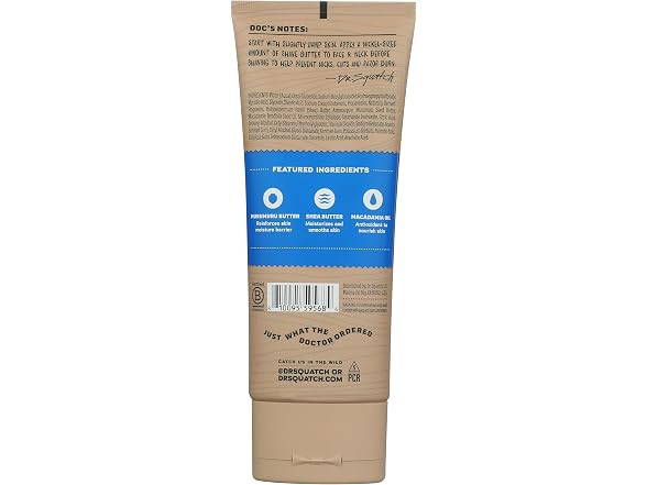 Dr Squatch Cream Shave Fresh Falls 6 fl oz