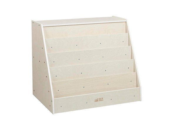 Double-Sided Mobile Book Display W/ Storage